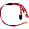 Кабель G.T.Power для зарядного устройства XT60 - TRX/Tamiya/JST/T-plug/Mini Tamiya