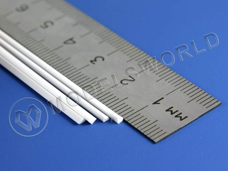 Пруток пластиковый четверть круга 1.5 мм, 4 шт - фото 1