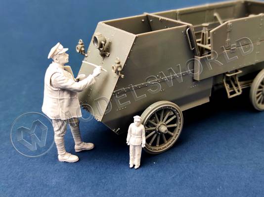 Фигура старшины канадской мотопулеметной бригады с кистью. Масштаб 1:35