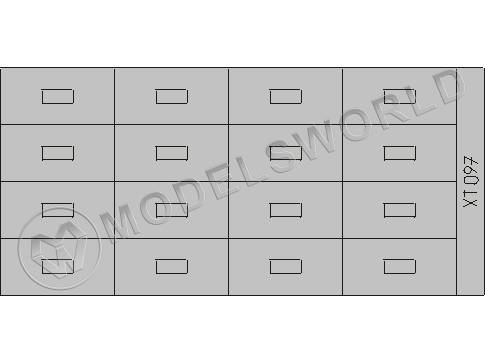 Окрасочная маска Leopold railroad tie, Dragon. Масштаб 1:35 - фото 1