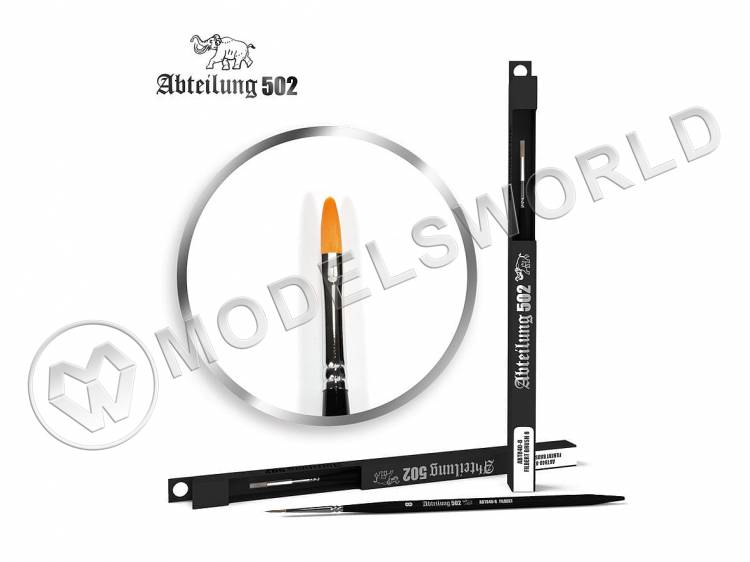 Кисть филберт (плоская овальная) Abteilung 502 №8 Кисть филберт (плоская овальная) Abteilung 502 №8 - фото 1