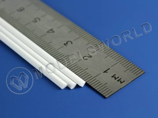 Пруток пластиковый четверть круга 2.0 мм, 3 шт