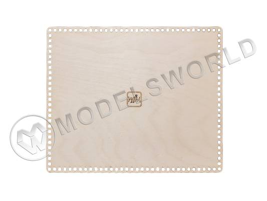 Деревянное донышко для корзин прямоугольное, 250х200 мм