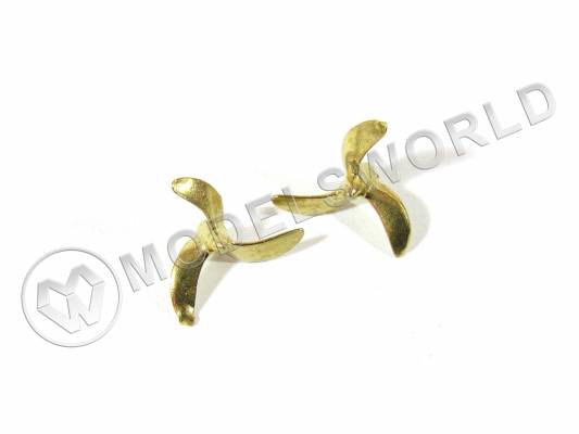 Винт 3-х лопастной РИФ сабельного типа, диаметр 12.5 мм, 2 шт. Масштаб 1:350