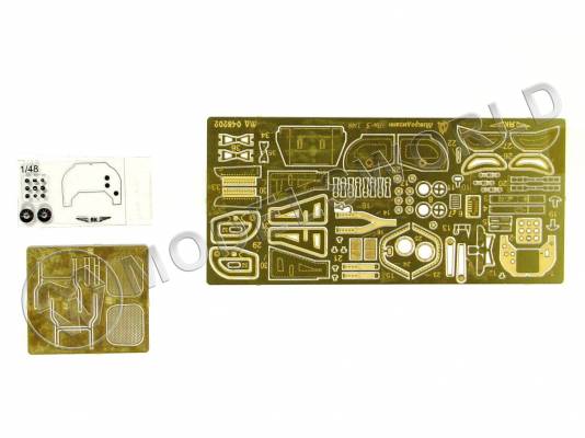 Фототравление для модели Як-3, Звезда. Масштаб 1:48