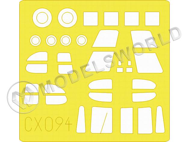 Набор окрасочных масок на H-19/S-55, Revell. Масштаб 1:72 - фото 1