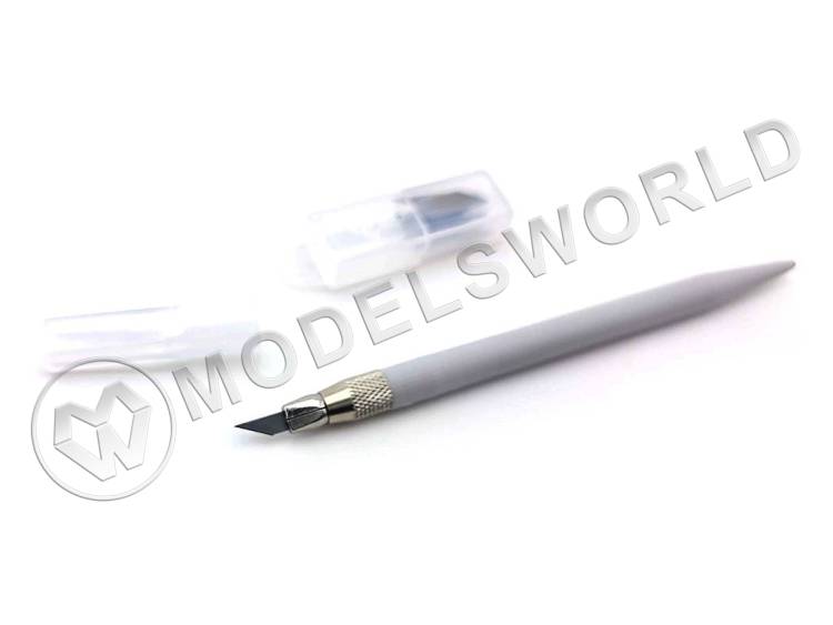 Нож JAS с цанговым зажимом и мягкой ручкой  - фото 1