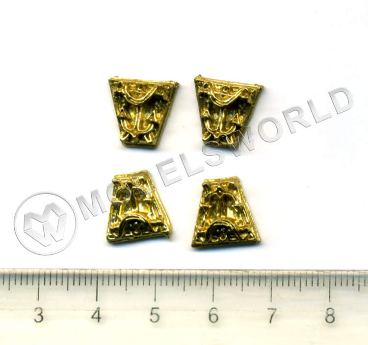 Декоративный элемент, якорь, 12 мм, металл 1 шт. Декоративный элемент, якорь, 12 мм, металл 1 шт. - фото 1