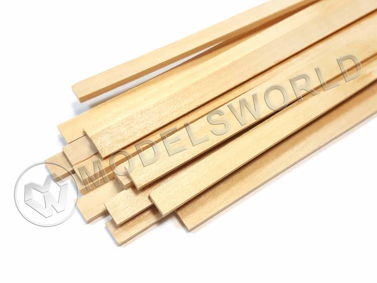 Рейка 4.0х5.0x500 мм, липа, 1 шт. - фото 1