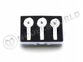 Набор ревитеров  d 15 мм, шаг - 0.5/0.55/0.6 мм, 3 шт