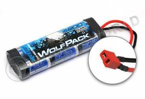 Аккумулятор силовой WolfPack Ni-Mh 7.2V, 4200mAh (Разъем T-PLUG)
