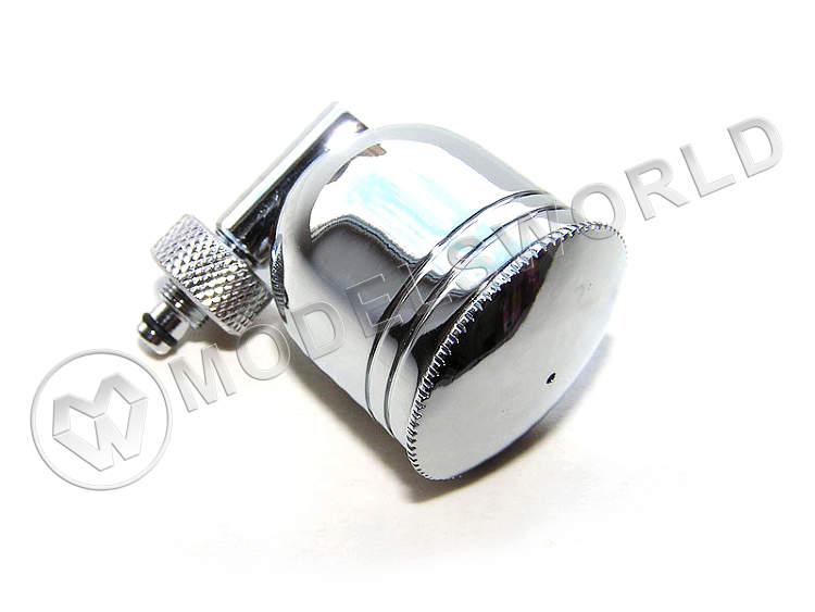 Емкость с крышкой, 9 мл, трубка 90 градусов, гайка, металл - фото 1