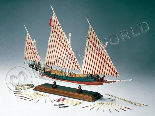 Набор для постройки модели греческой галеры GALEOTTA GRECA ХIX в. Масштаб 1:65