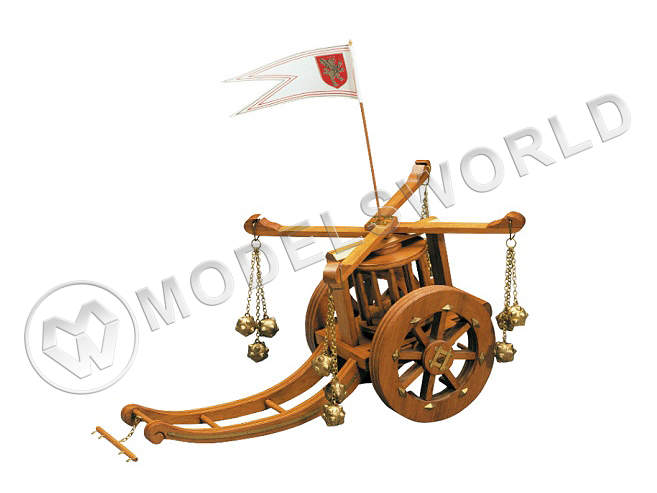 Набор для постройки орудия Леонардо да Винчи BATTLEWAGON. Масштаб 1:17 - фото 1