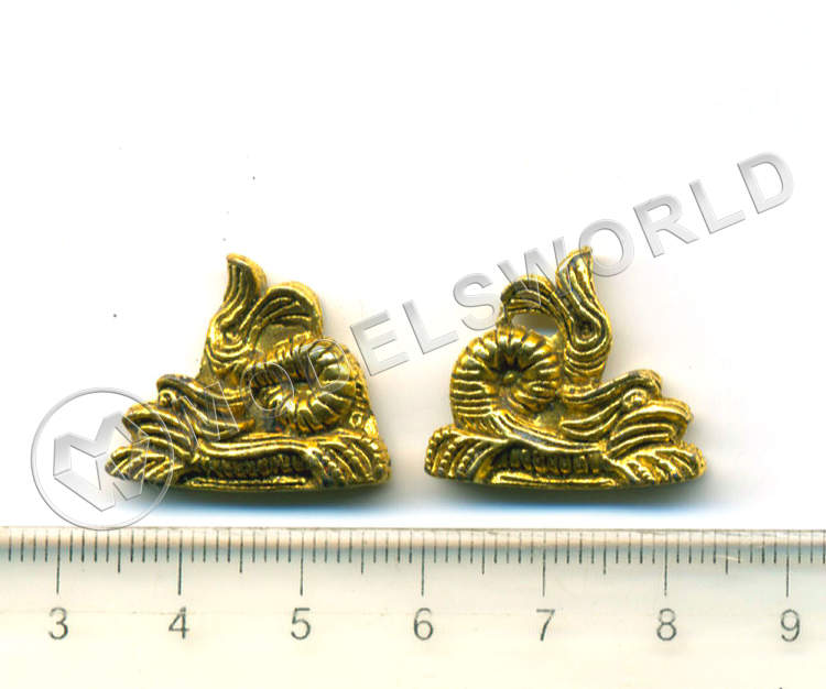 Декоративный элемент, дракон, 18 мм, металл 1 шт. - фото 1