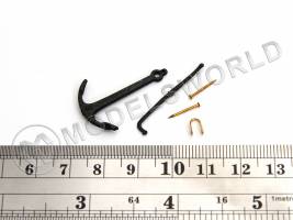 Адмиралтейский якорь, металл, 30 мм