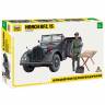 Склеиваемая пластиковая модель Немецкий многоцелевой внедорожник HORCH KFZ. 15. Масштаб 1:35