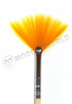 Кисть веерная из синтетики №2