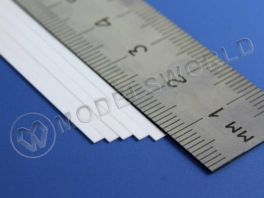 Полоска пластиковая 0.25х2.0 мм, 10 шт