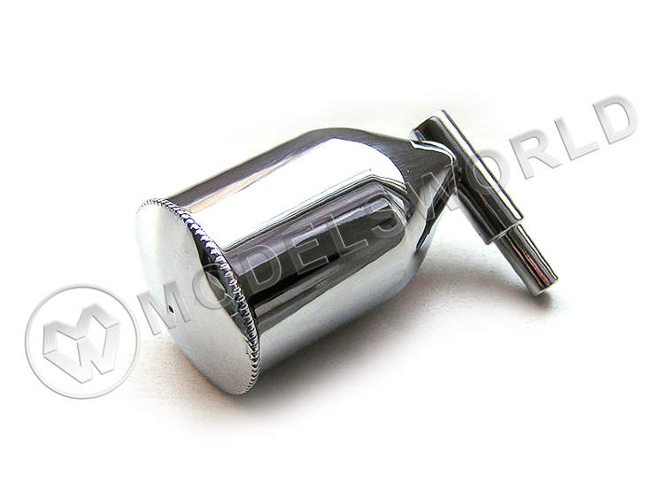 Емкость с крышкой, 13 мл, трубка 90 градусов, металл - фото 1