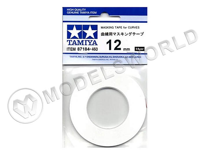 Маскирующая лента в рулоне, 12 мм Маскирующая лента в рулоне, 12 мм - фото 1