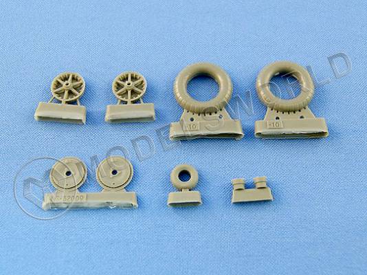 Комплект колес для Messerschmitt Bf 109E-4, E-7. Масштаб 1:32