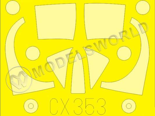 Набор окрасочных масок для T-28, Sword. Масштаб 1:72