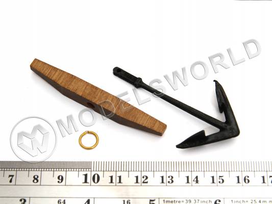 Испанский якорь, металл и дерево, 62 мм