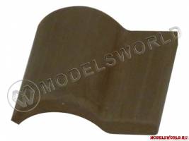 Черепица черная, масштаб 1:10, 100 шт.