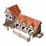 Модель из бумаги Конюшня, серия Средневековый город
