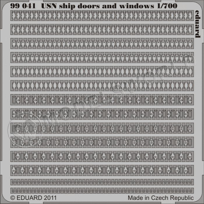 Фототравление USN корабельные двери и иллюминаторы. Масштаб 1:700 - фото 1