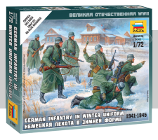Немецкая пехота в зимней форме 1941-1945. Масштаб 1:72