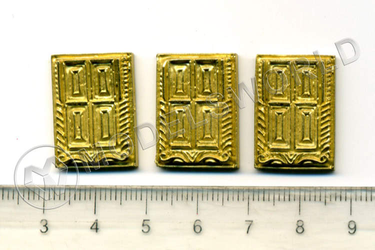 Декоративный элемент, дверь, 20 мм, металл 1 шт. - фото 1