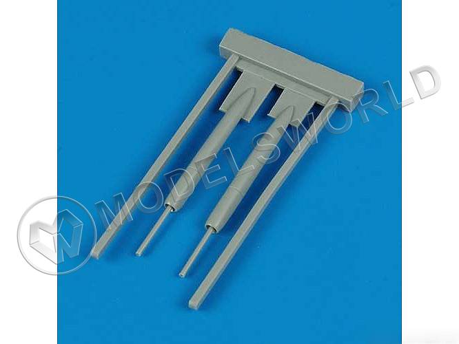 Конверсионный набор для модели A-4 IDF Skyhawk DEFA стволы пушки 30 мм, Hasegawa. Масштаб 1:48 - фото 1