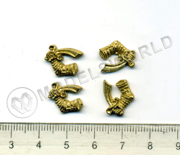 Декоративный элемент, рука с саблей, 12 мм, металл 1 шт. - фото 1