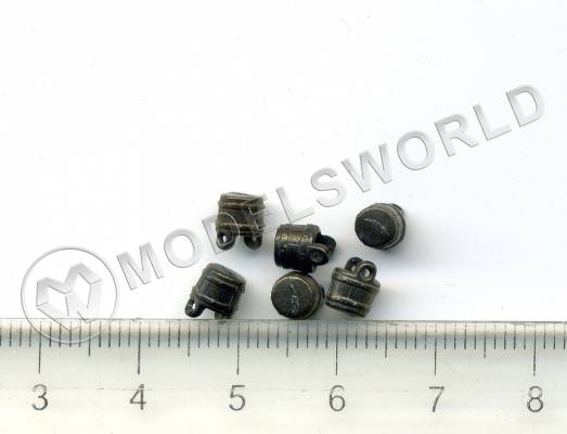 Ведро, металл, 6 мм, 2 шт