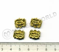 Декоративный элемент, 10 мм, металл 1 шт.