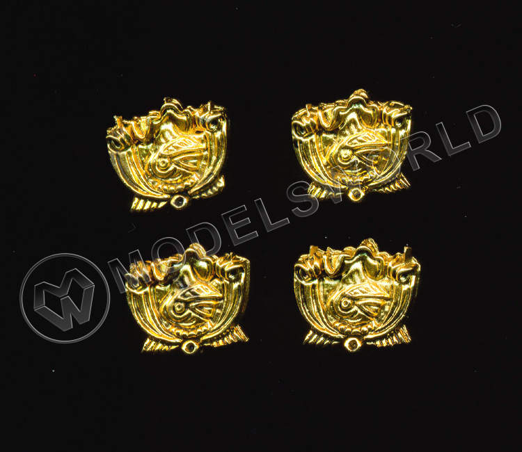 Декоративный элемент, 10 мм, металл 1 шт. Декоративный элемент, 10 мм, металл 1 шт. - фото 1