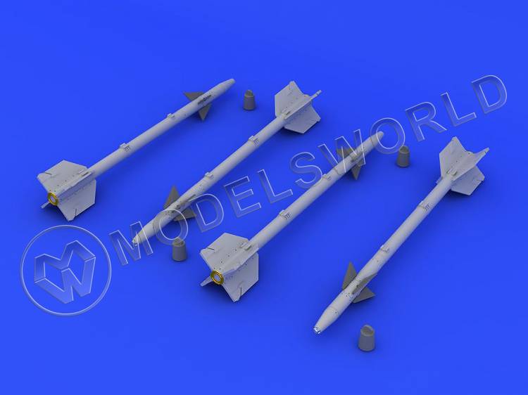 Комплект дополнений с фототравлением AIM-9E Sidewinder. Масштаб 1:48 - фото 1