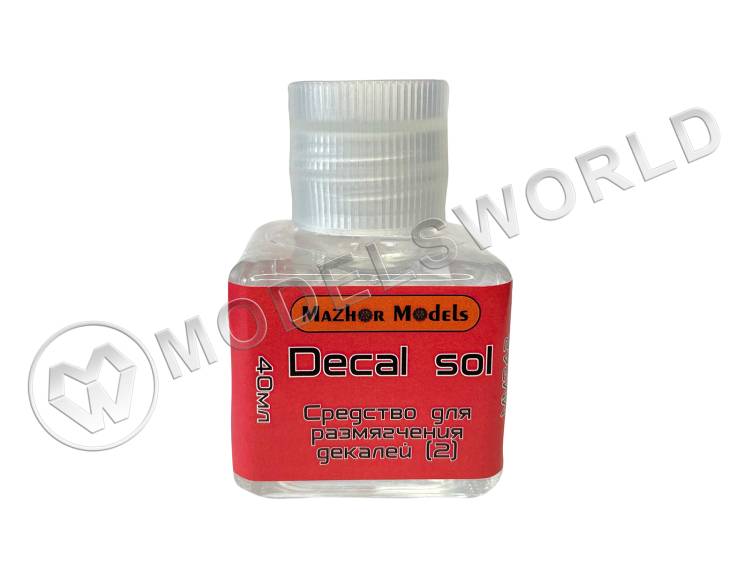 Жидкость для размягчения декалей Mazhor Models, 40 мл - фото 1