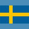Шведы флаг. Размер 16х10 мм