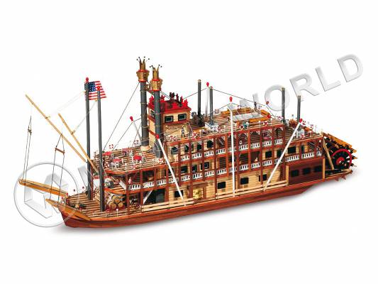 Набор для постройки модели корабля MISSISSIPPI. Масштаб 1:80