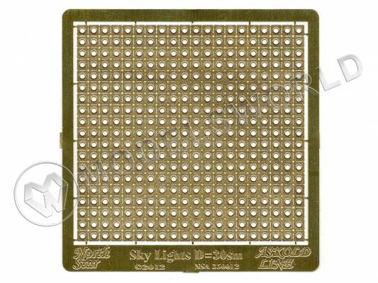 Фототравление Световые люки (реальный размер D=30 см). Масштаб 1:350