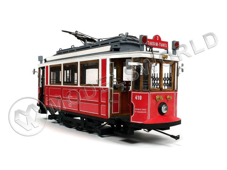 Набор для постройки модели трамвая ISTANBUL. Масштаб 1:24 - фото 1