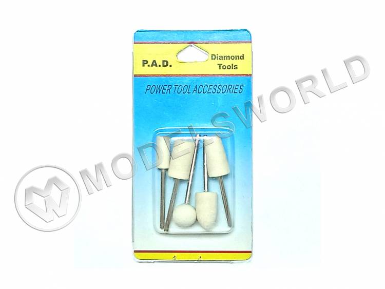 Набор войлочных насадок, 5 шт - фото 1