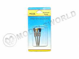 Набор щеток (латуль, сталь, пластик), 3 шт