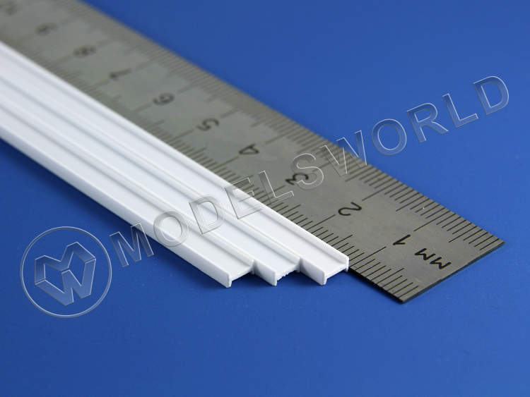 Двутавр пластиковый 4.8х1.6 мм, 3 шт - фото 1