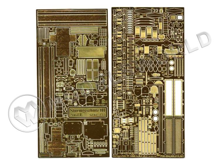 Фототравление Stug III. Масштаб 1:35 - фото 1