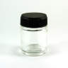 Баночка с крышкой стеклянная, 22 мл
