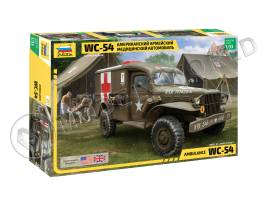 Склеиваемая пластиковая модель Американский армейский медицинский автомобиль WC-54. Масштаб 1:35